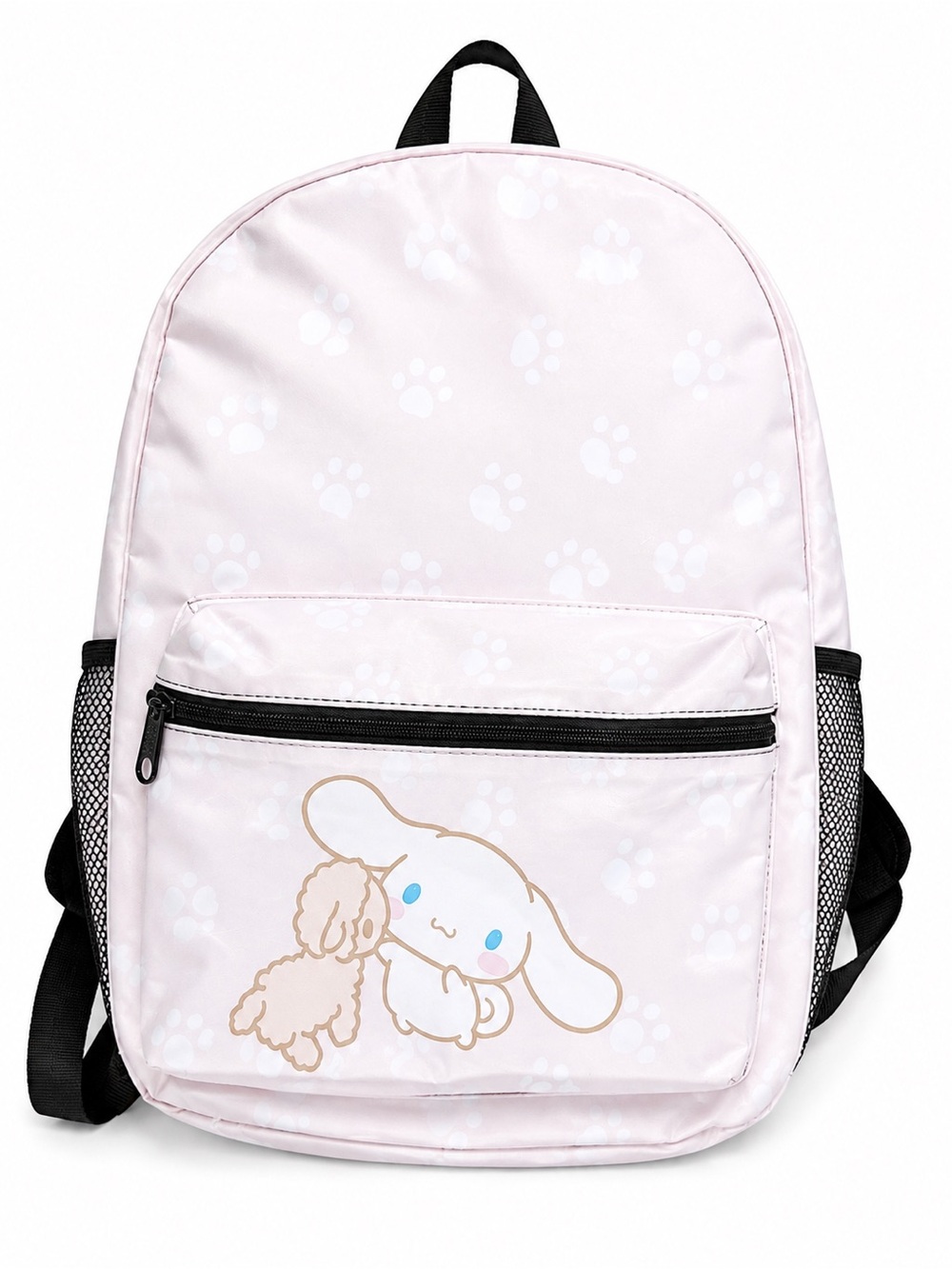 Cinnamoroll Pink Paw Print Backpack Kawaii Character School Bag